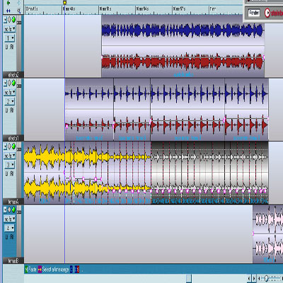 Montaje multipistas con el editor de audio para crear mezclas musicales mix y megamix