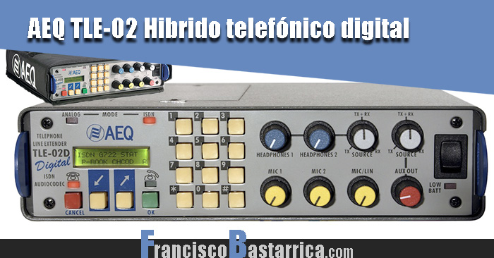 Hibrido telefónico digital TLE-02